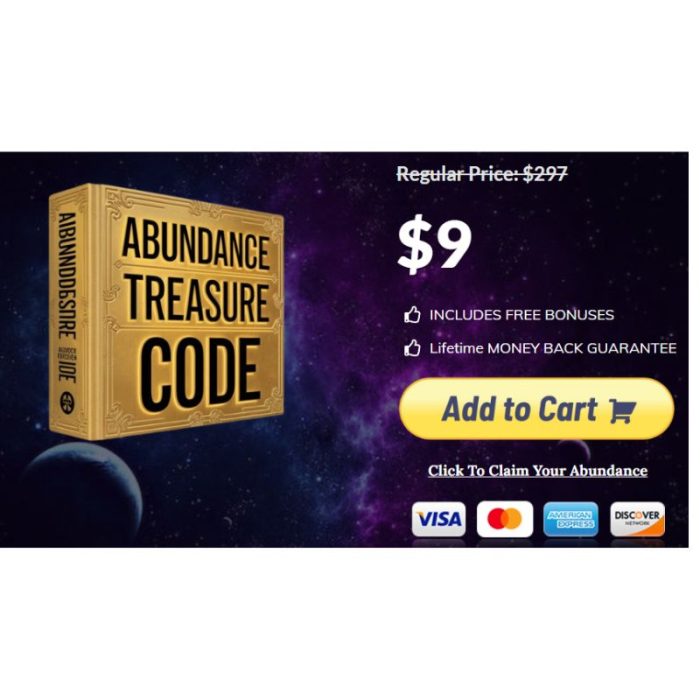 Abundance treasure Code - Image 2