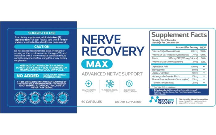 Nerve Recovery Max: Latest Research Included - Is It Fit For You? - Image 2