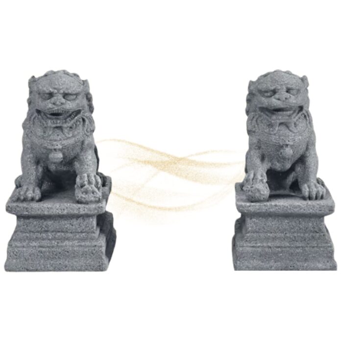 BioWave Prosperity Stone Lions