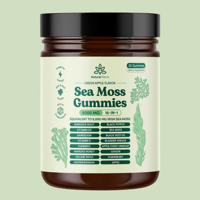 Natural Rems Sea Moss Gummies